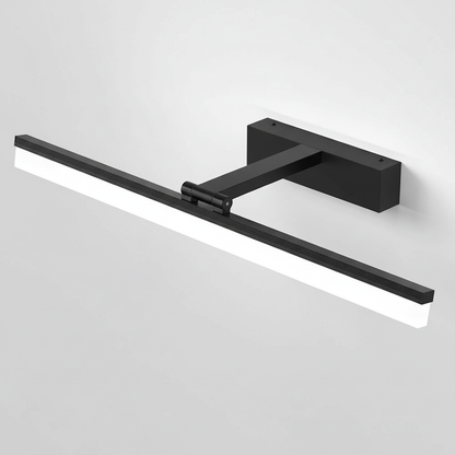 Black LED Bathroom Mirror Wall Light | 15 to 47 Inch | 24W 3 Color LED