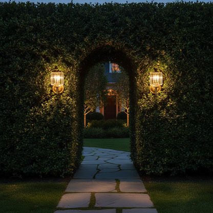 Crystal Wall Light Brass Gold Sconce | 5.9 x 11.8 Inch | E14 Indoor LED