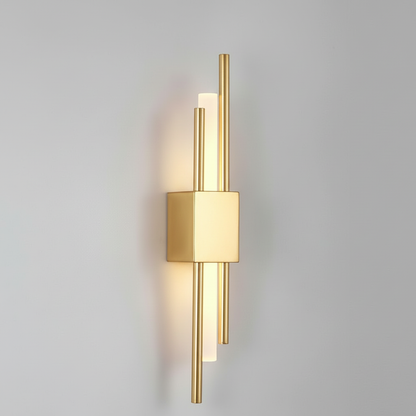 Black and Gold Wall Sconce Iron Acrylic | 50 x 8 cm | 6W 480 Lumens LED