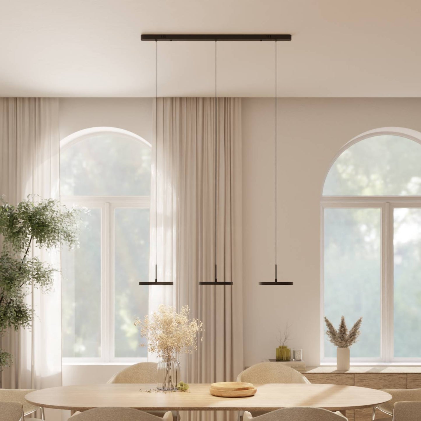 Evanos | Modern Glass Pendant Light for Kitchen Lighting