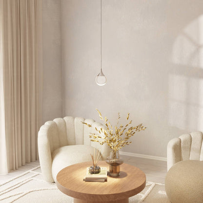 Fadio | Modern Chrome-Plated Pendant Lamp
