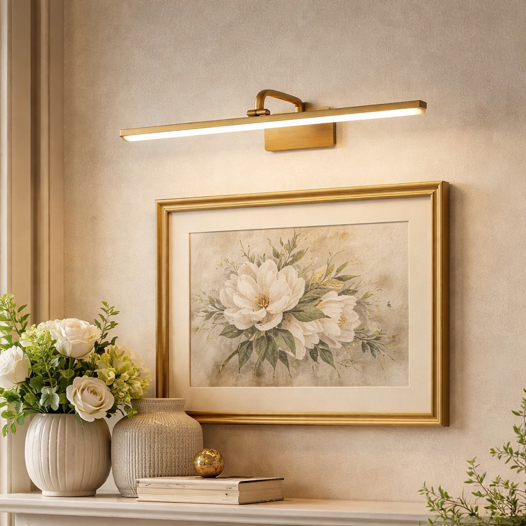 Vanity Light Gold Integrated LED | 3 Color Temps | 9W 14W 16W | 220-240V Metal