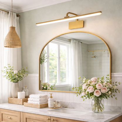 Vanity Light Gold Integrated LED | 3 Color Temps | 9W 14W 16W | 220-240V Metal