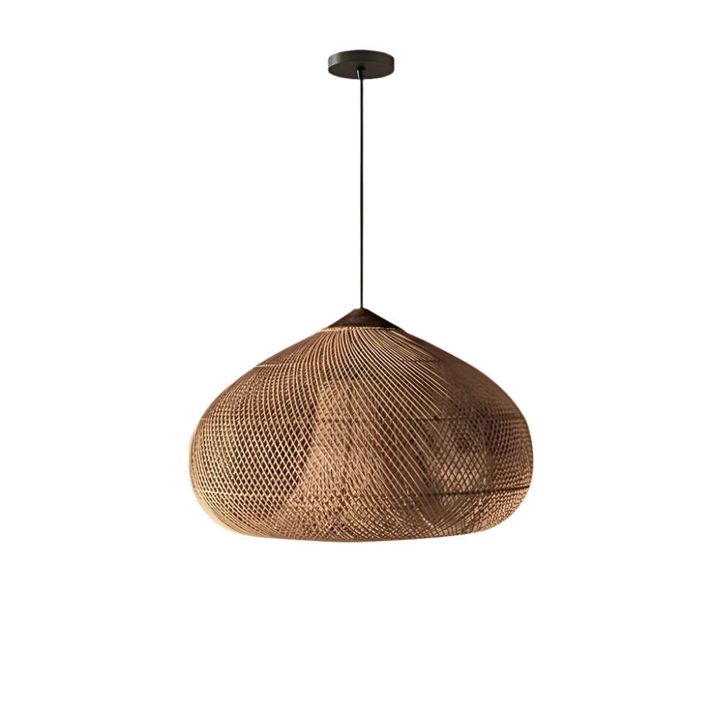 ndmade Wisteria Rattan Pendant Light | 40cm 50cm 60cm | Natural 3000K LED