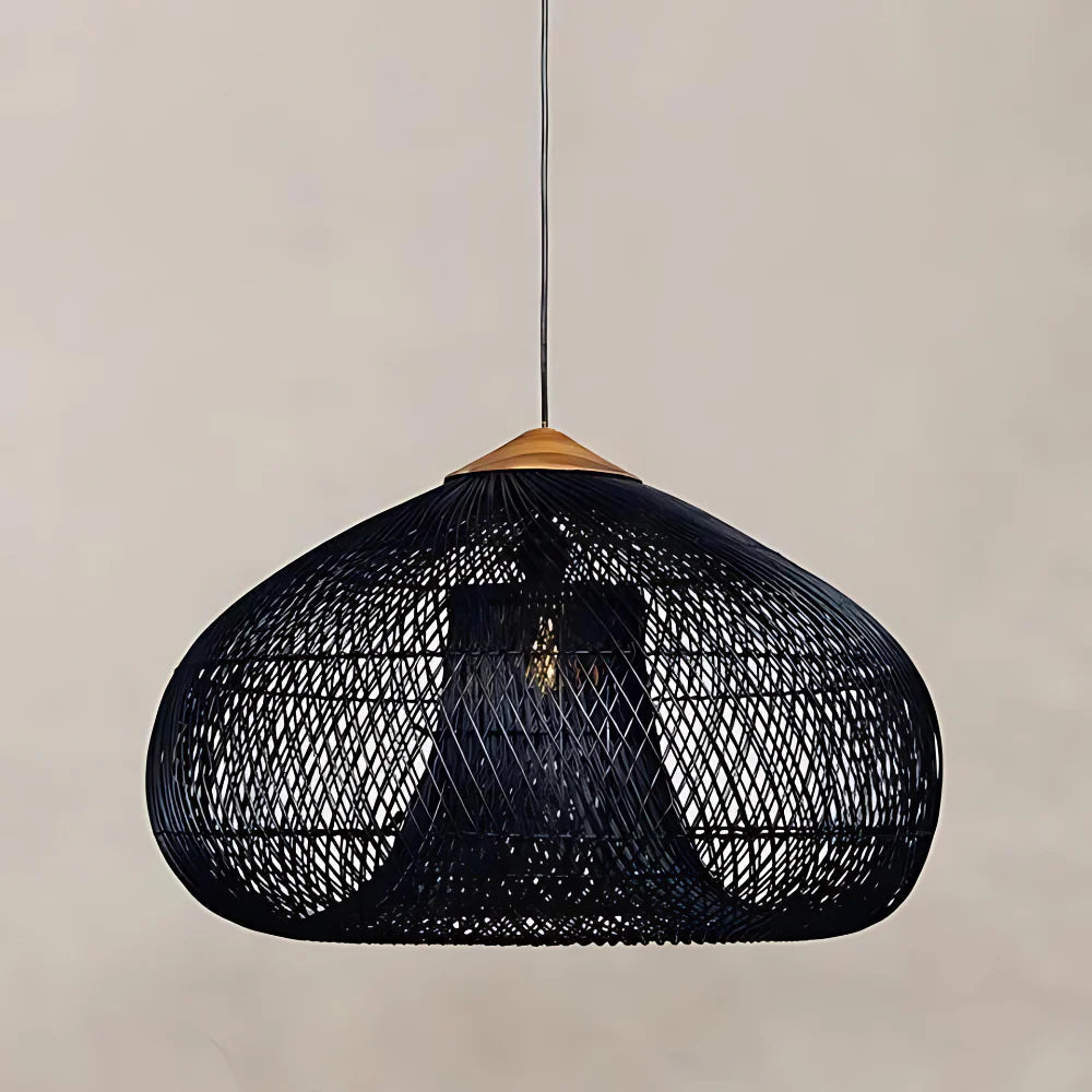 ndmade Wisteria Rattan Pendant Light | 40cm 50cm 60cm | Natural 3000K LED