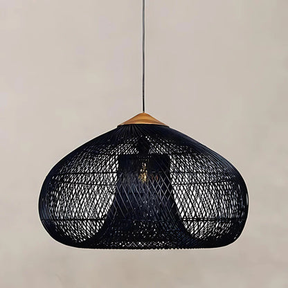 ndmade Wisteria Rattan Pendant Light | 40cm 50cm 60cm | Natural 3000K LED