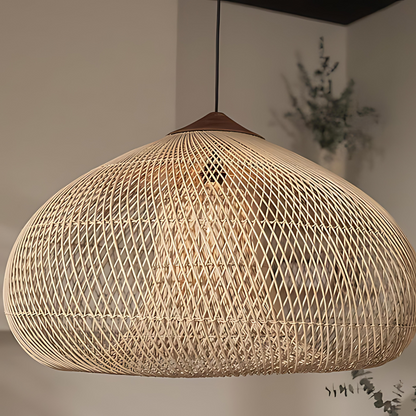ndmade Wisteria Rattan Pendant Light | 40cm 50cm 60cm | Natural 3000K LED