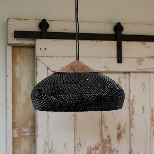 Handwoven Bamboo Rattan Pendant Light | 40cm 50cm 60cm | Natural 3000K LED