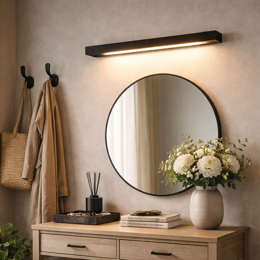 Minimalist LED Wall Light IP65 Waterproof | 45cm | Bathroom & Indoor | 110V-240V