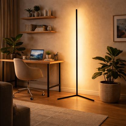 Kyoto Intelligent Floor Lamp RGB & 3-Color Dimmable | 142cm | Aluminum USB-C