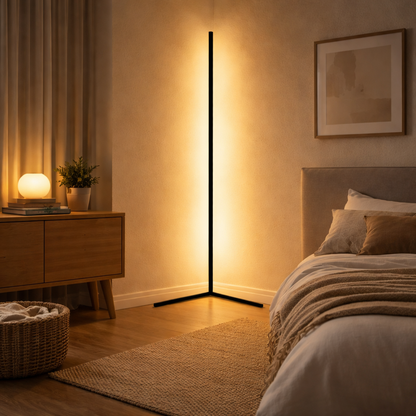 Kyoto Intelligent Floor Lamp RGB & 3-Color Dimmable | 142cm | Aluminum USB-C