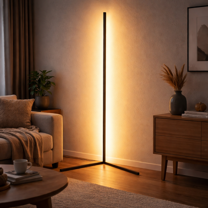 Kyoto Intelligent Floor Lamp RGB & 3-Color Dimmable | 142cm | Aluminum USB-C