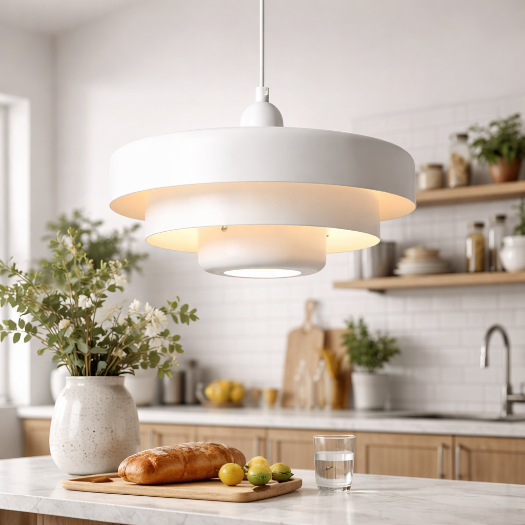 Pendant Light Mid-Century Danish Inspired | Iron | D35cm | E26 E27 110-120V