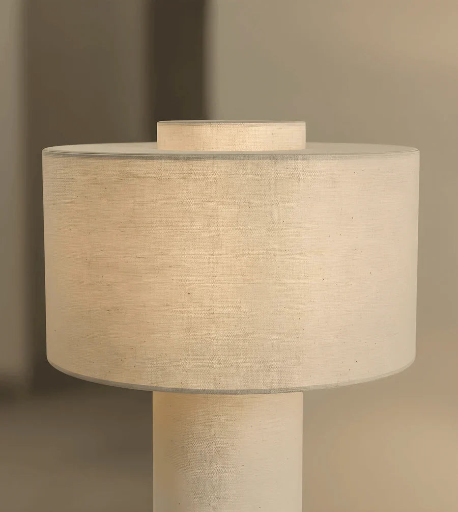 Minimalist Cream Table Lamp | 38.5cm | Plug-in Electric | Ambient Lighting