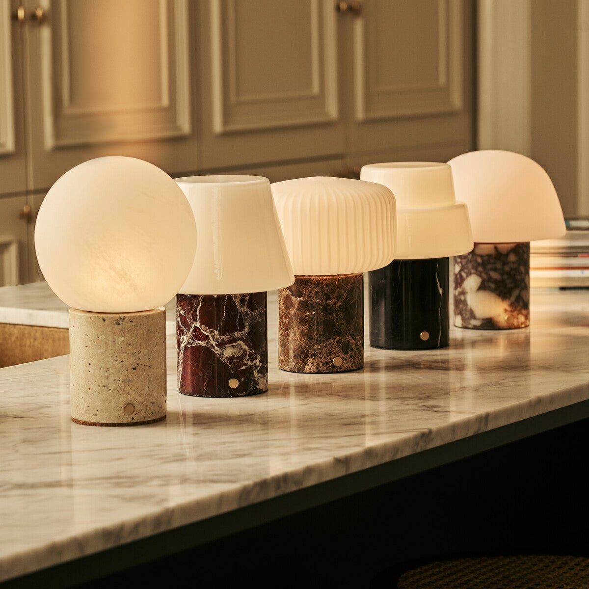 Kota Beige | Rechargeable Table Lamp with Modular Design