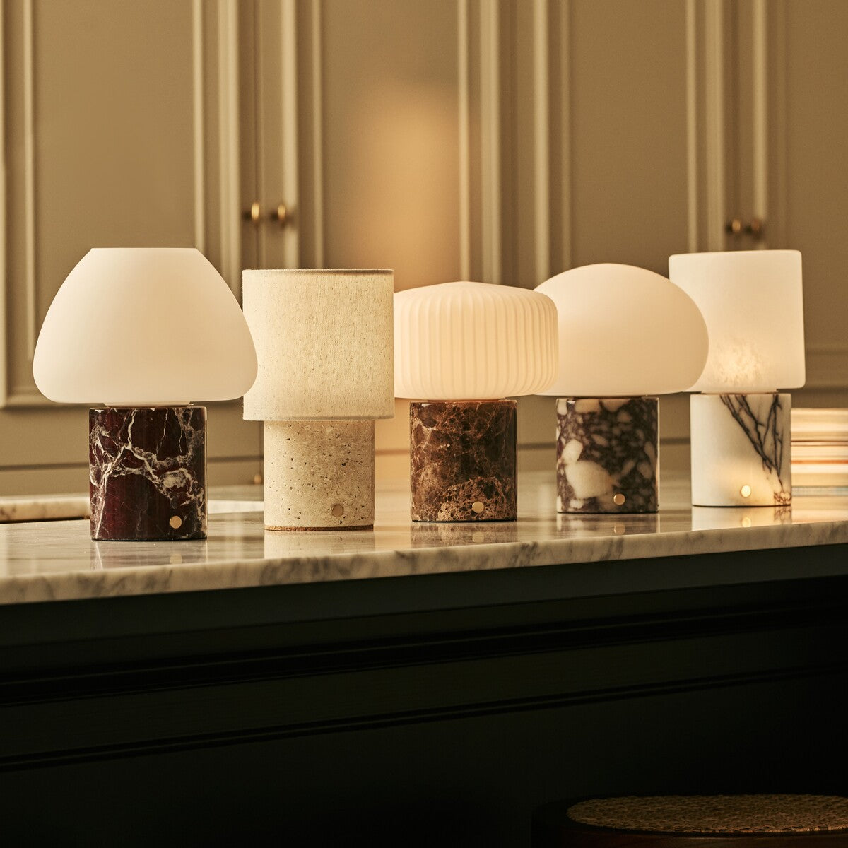 Kota Beige | Rechargeable Table Lamp with Modular Design