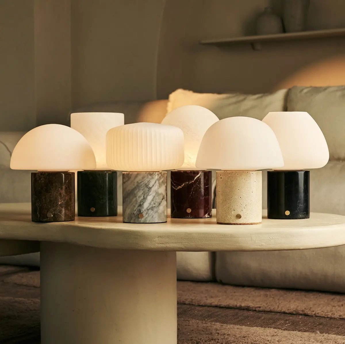 Kota Beige | Rechargeable Table Lamp with Modular Design
