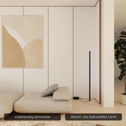 Levana | Modern Black Floor Lamp for Living Room