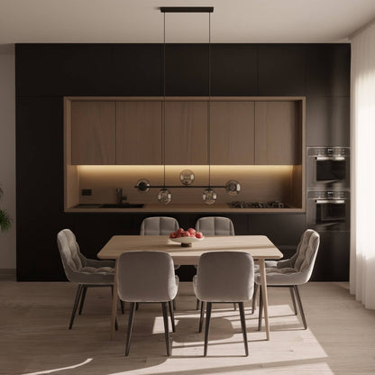 Livana | Modern Glass Pendant Light for Dining Room