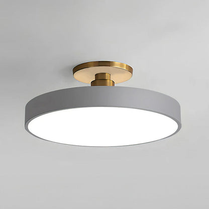Modern Circular LED Ceiling Flush Mount | 12 to 24 Inch | 48W 7680 Lumens