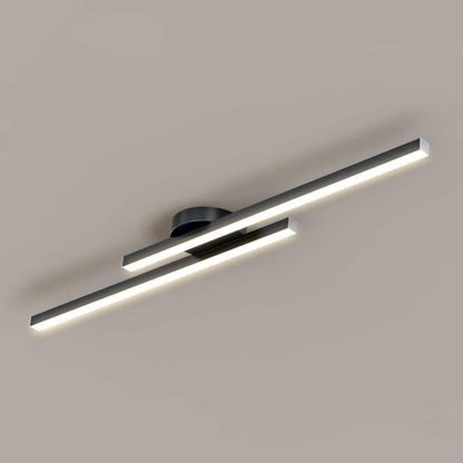 Modern Linear LED Ceiling Light | 60cm 90cm 120cm | 3 Color Dimmable LED