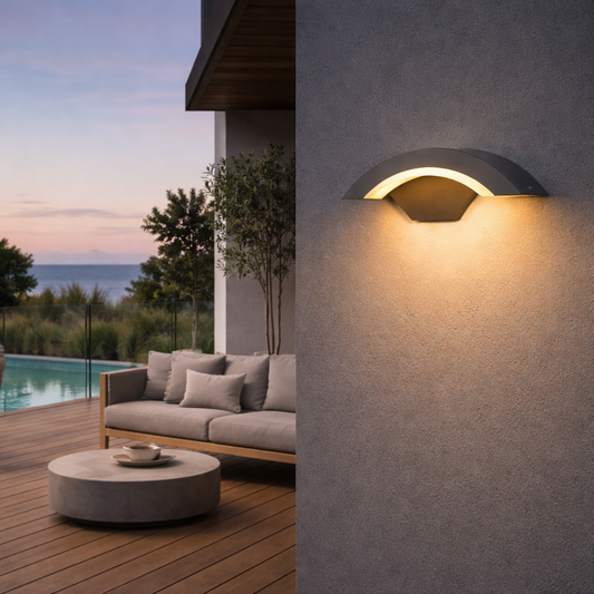 Outdoor Wall Light Modern IP65 Waterproof | 10 x 27 cm | 240V Aluminum LED
