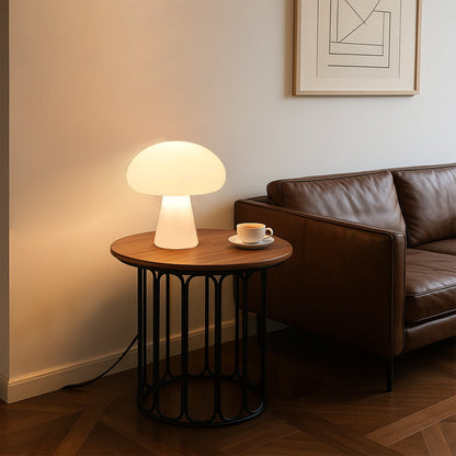 Mushroom Table Lamp Vintage Acrylic | 8.7 x 9.8 Inch | E27 3000K Warm LED
