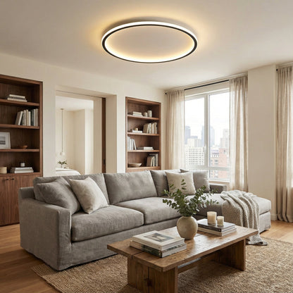 Scandinavian Round Ceiling Light | 20cm to 80cm Diameter | Warm White LED