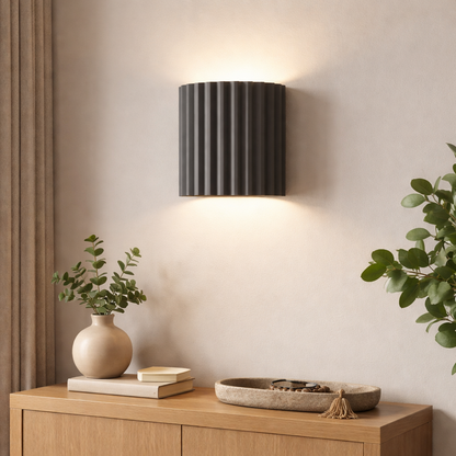 Nordic Resin Plaster Wall Light | 14cm x 16cm | G9 LED 10W | 3000K Warm Light