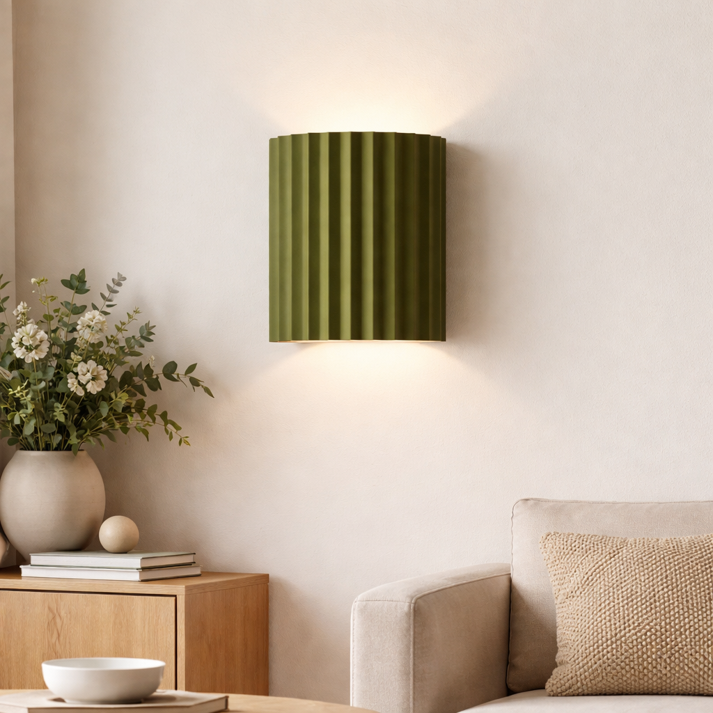 Nordic Resin Plaster Wall Light | 14cm x 16cm | G9 LED 10W | 3000K Warm Light