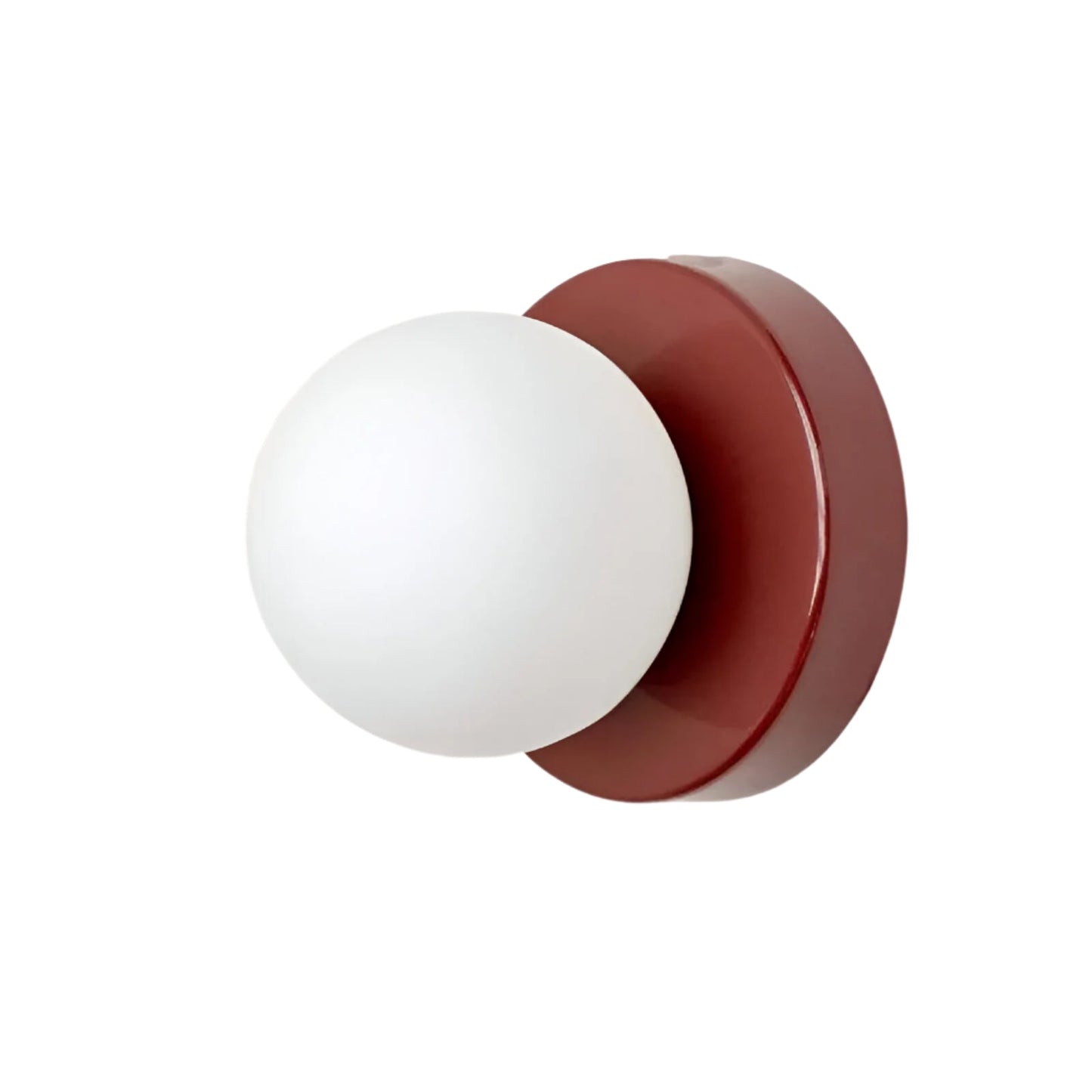 Nordic Rounded LED Wall Light G9 | 10cm x 12cm | Painted Iron & Glass | 240V