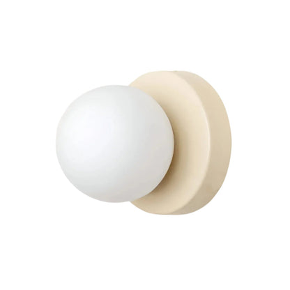 Nordic Rounded LED Wall Light G9 | 10cm x 12cm | Painted Iron & Glass | 240V