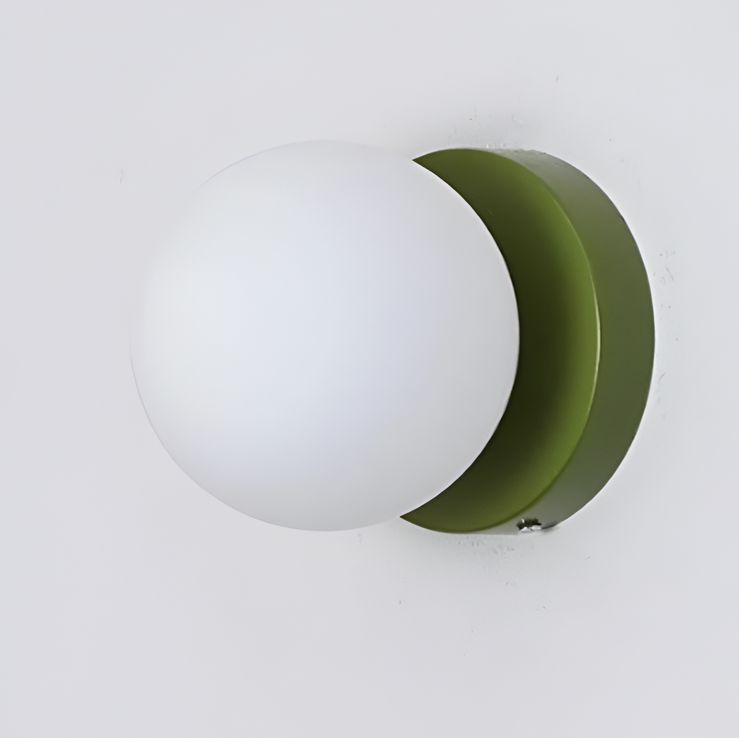 Nordic Rounded LED Wall Light G9 | 10cm x 12cm | Painted Iron & Glass | 240V
