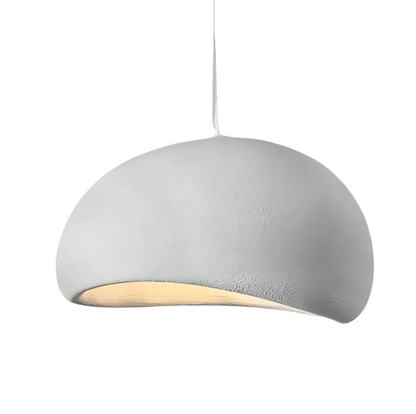 Wabi Sabi Fiberglass Pendant Light | 40cm 50cm 60cm 80cm | 3000K Warm Light
