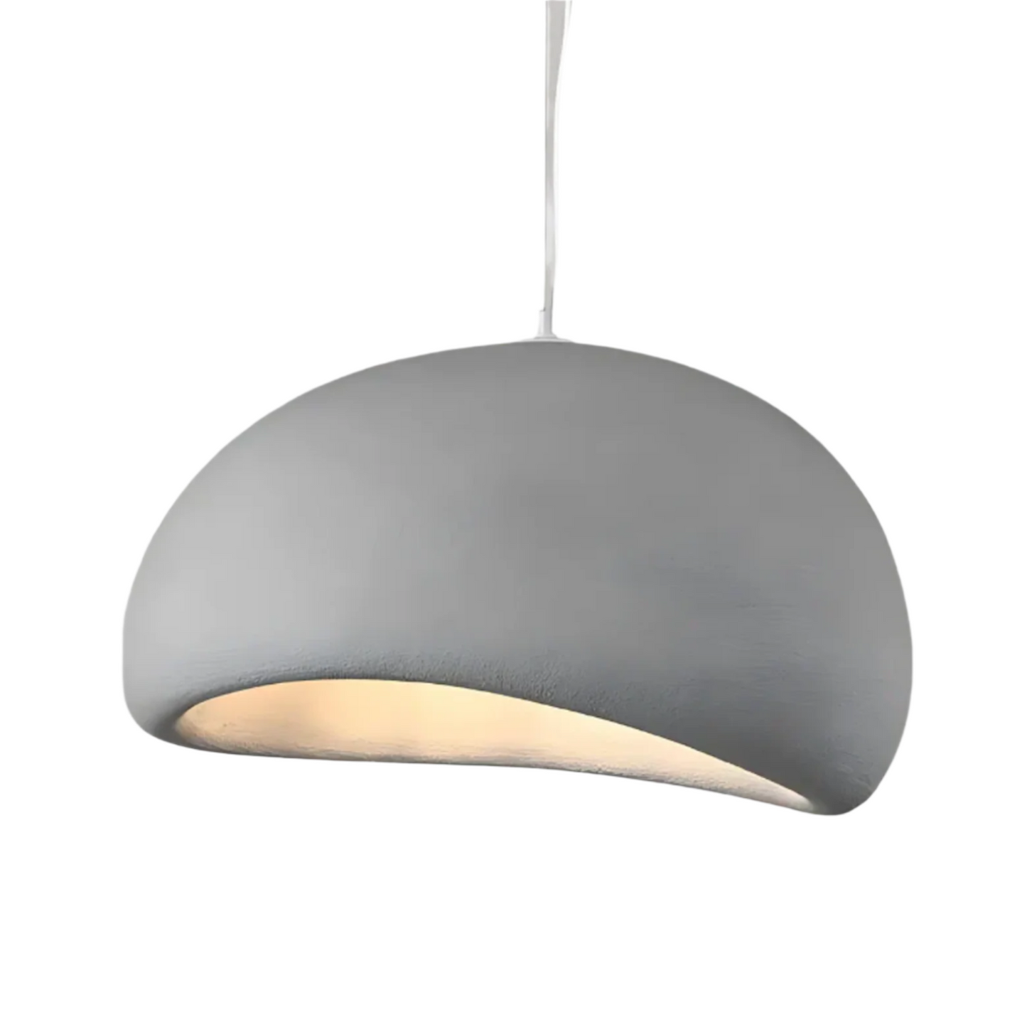 Wabi Sabi Fiberglass Pendant Light | 40cm 50cm 60cm 80cm | 3000K Warm Light
