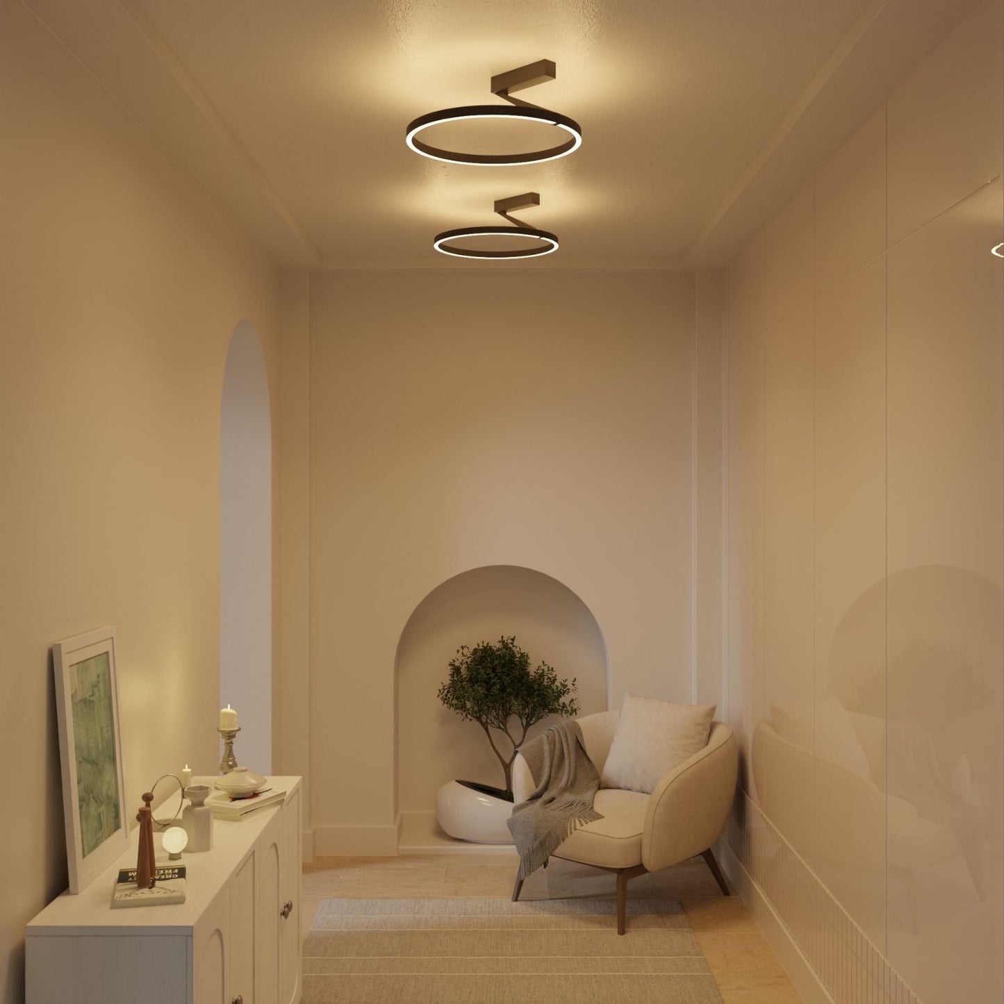 Noxi | Ceiling Lamp with Uplight and Downlight