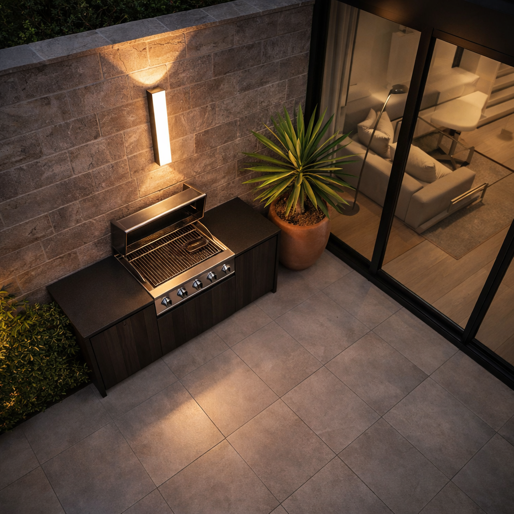 Outdoor Wall Light IP54 Weather Resistant | 7x60cm | Aluminum LED 240V