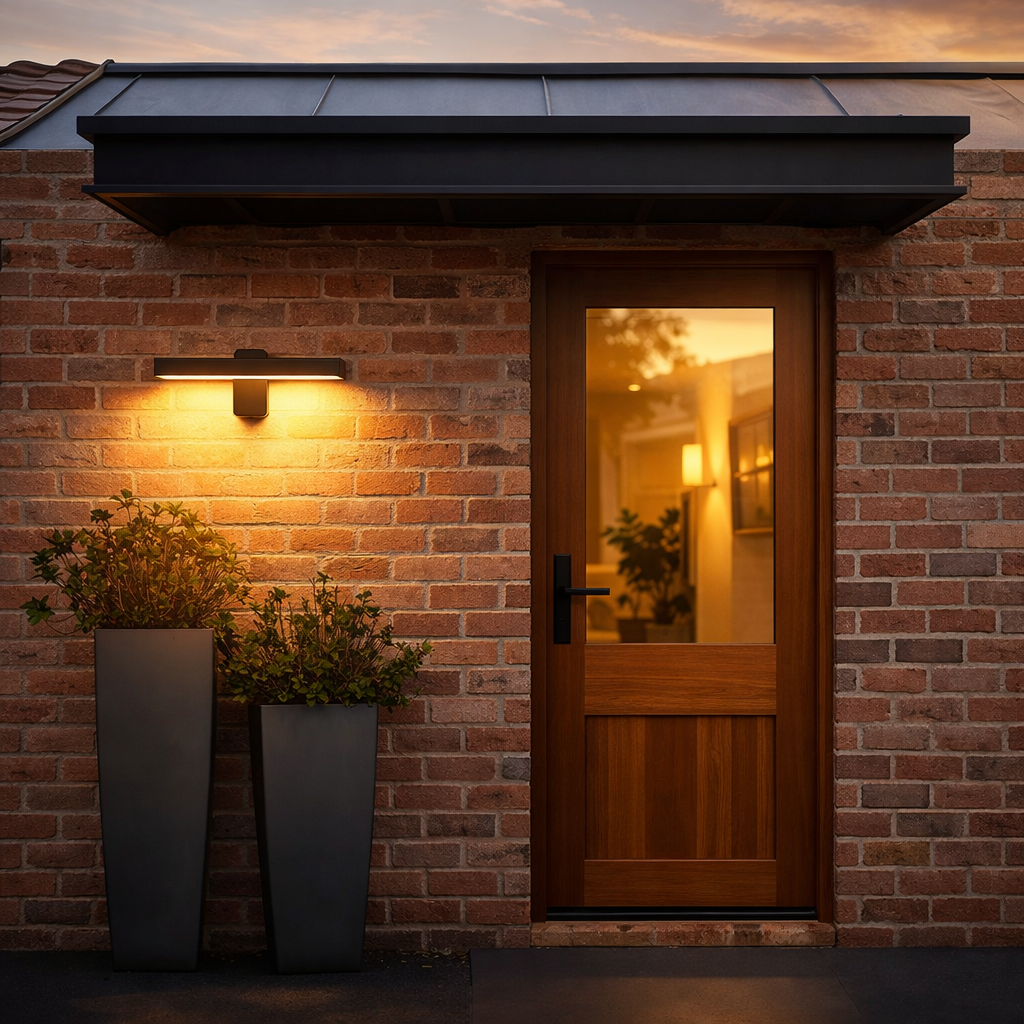 Retro Outdoor Wall Light IP65 Waterproof | 16x50cm | Adjustable LED 240V