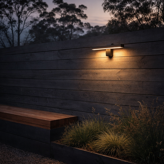 Retro Outdoor Wall Light IP65 Waterproof | 16x50cm | Adjustable LED 240V