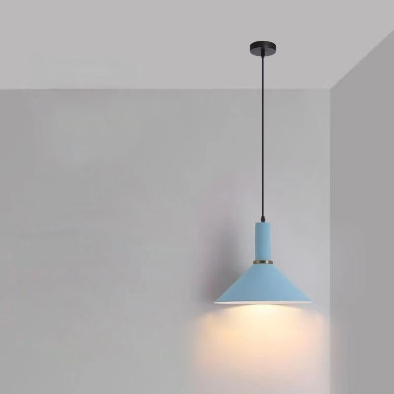 Pastel Rainbow Pendant Light | 12 Inch Diameter | E26 120V Metal Glass