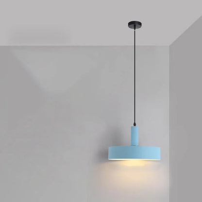 Pastel Rainbow Pendant Light | 12 Inch Diameter | E26 120V Metal Glass