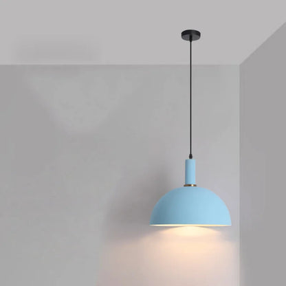 Pastel Rainbow Pendant Light | 12 Inch Diameter | E26 120V Metal Glass