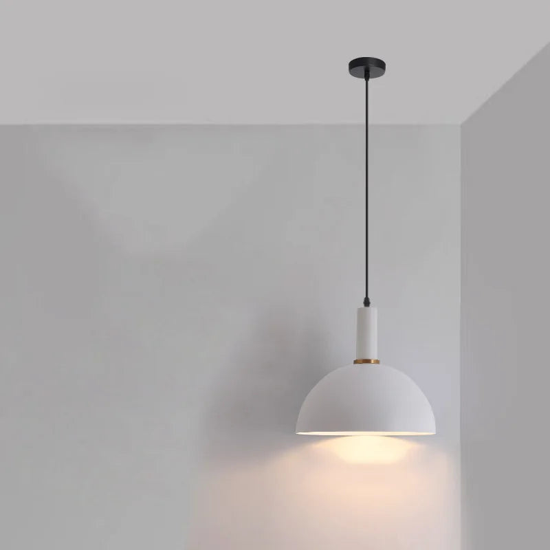 Pastel Rainbow Pendant Light | 12 Inch Diameter | E26 120V Metal Glass