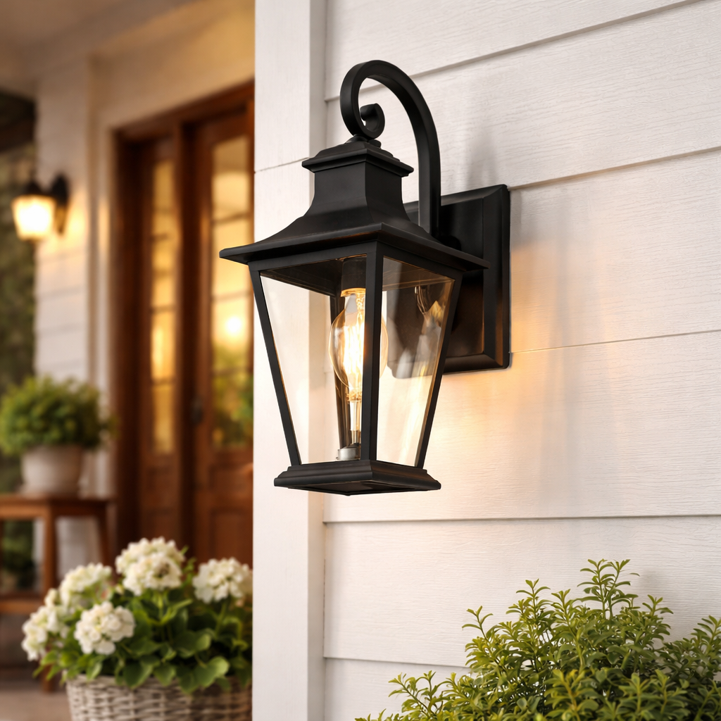 IP44 Provincial Aluminum Outdoor Wall Light | Small Medium Large | E27 230V