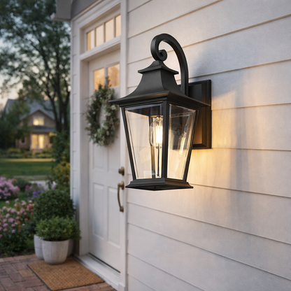 IP44 Provincial Aluminum Outdoor Wall Light | Small Medium Large | E27 230V