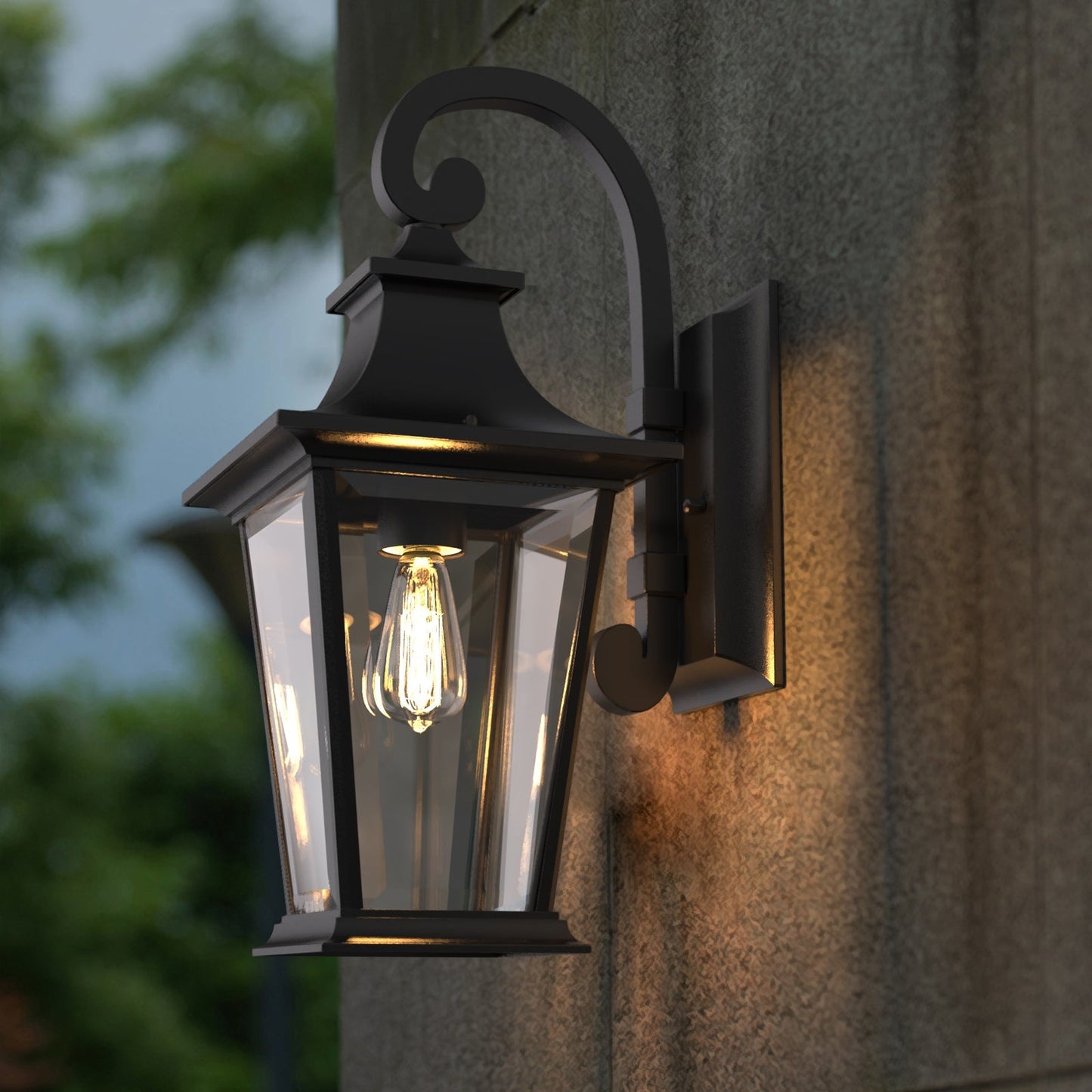 IP44 Provincial Aluminum Outdoor Wall Light | Small Medium Large | E27 230V