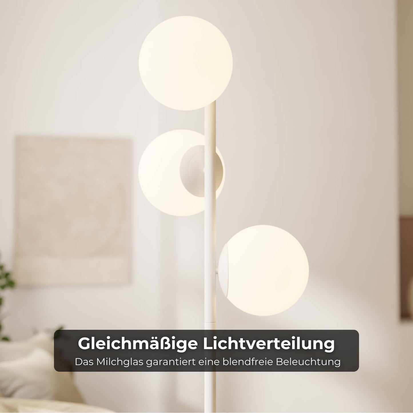 Rovea | Modern Floor Lamp with Travertine Base