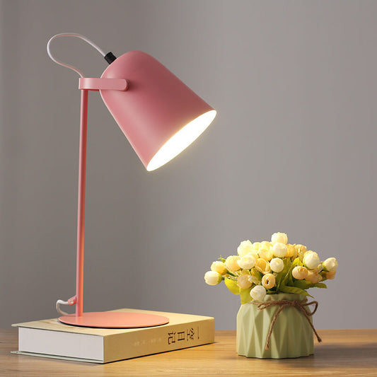 Nordic Metal LED Desk Lamp | Minimalist Reading & Study Light