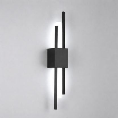 Black and Gold Wall Sconce Iron Acrylic | 50 x 8 cm | 6W 480 Lumens LED