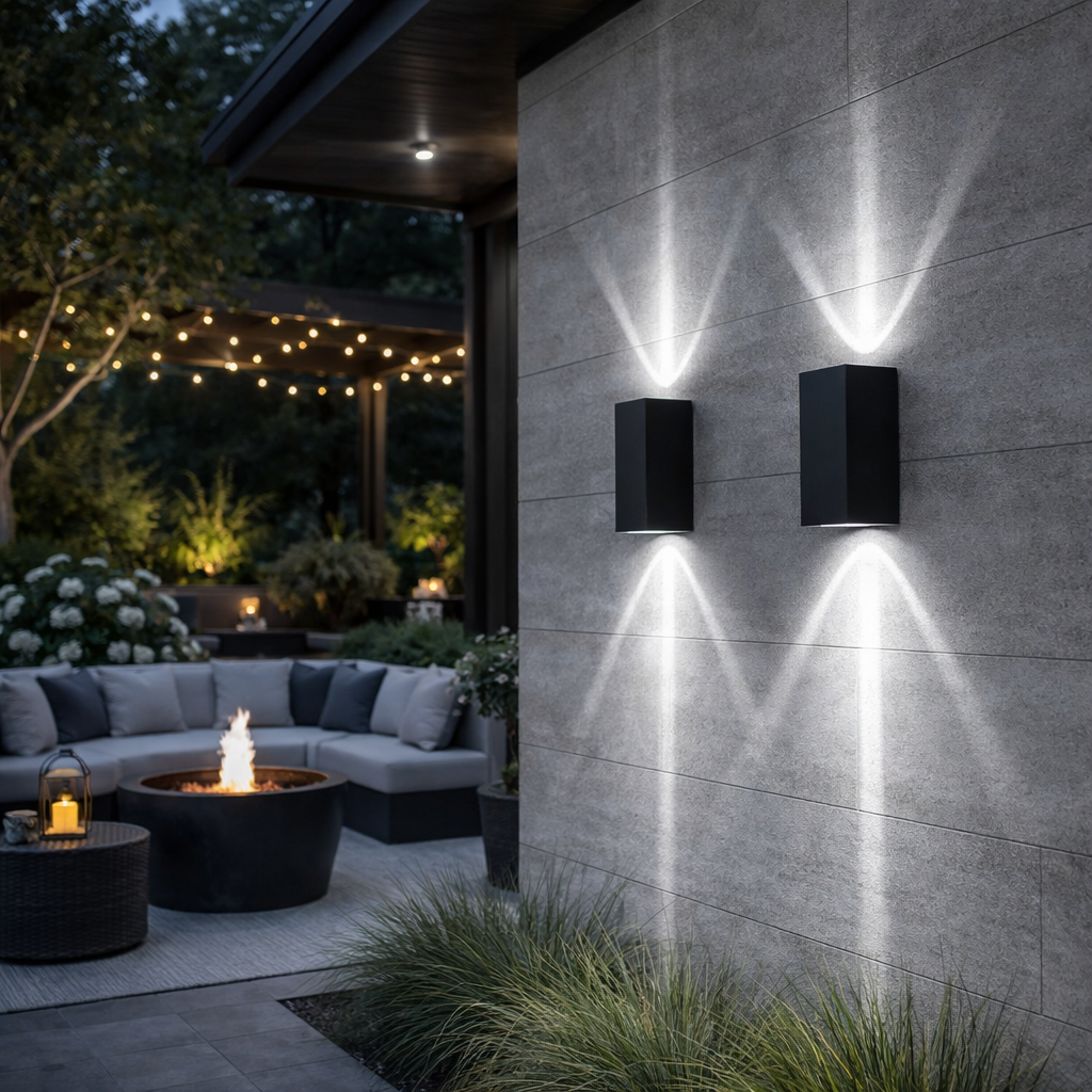 Outdoor Wall Sconce Waterproof LED | 6W 10W 12W | 3 Color 240V Fixture